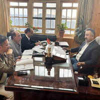Himachal Education Minister reviews damages in Shimla due to incessant rains