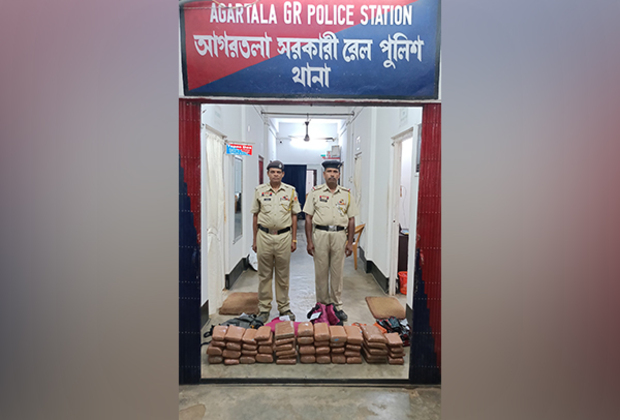 Tripura: 37 kg ganja seized at Agartala Railway Station