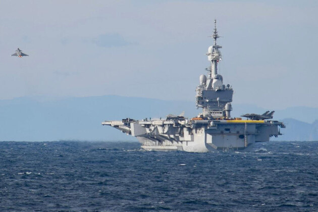 French Seaman's run leaks aircraft carrier Charles de Gaulle's location amid tensions with Tehran