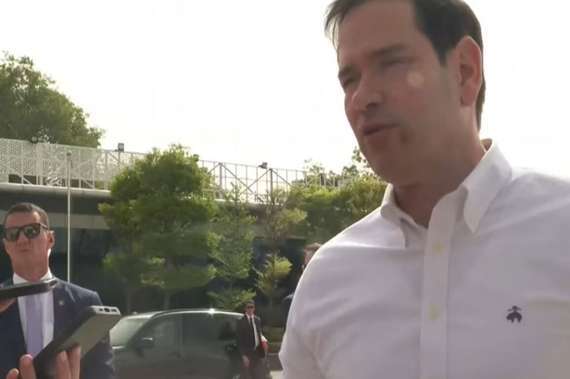 "Not going to make a bad deal": US Secy of State Rubio says deal with Tehran is "work in progress"