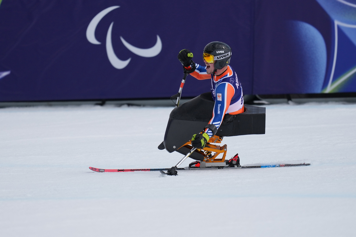 (SP)ITALY-CORTINA D'AMPEZZO-PARALYMPIC WINTER GAMES-PARA ALPINE SKIING-MEN'S SUPER G SITTING-FINAL