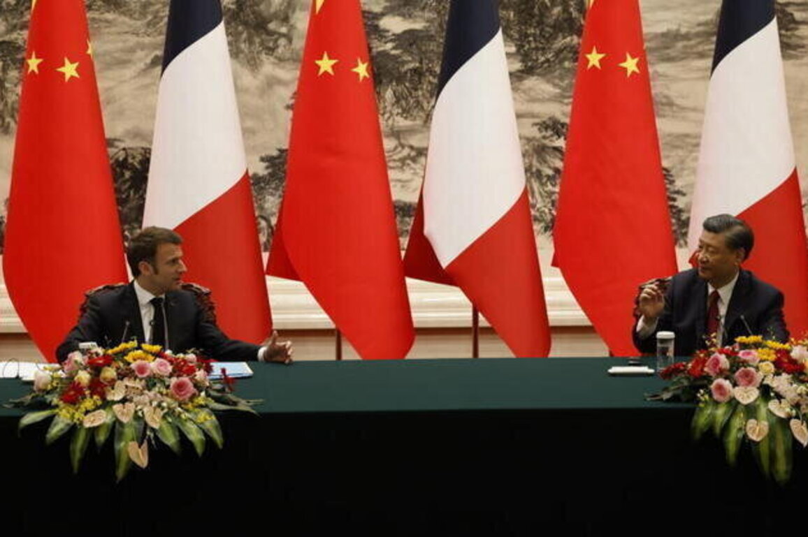 Macron arrives in China for talks with Xi on Ukraine war, trade
