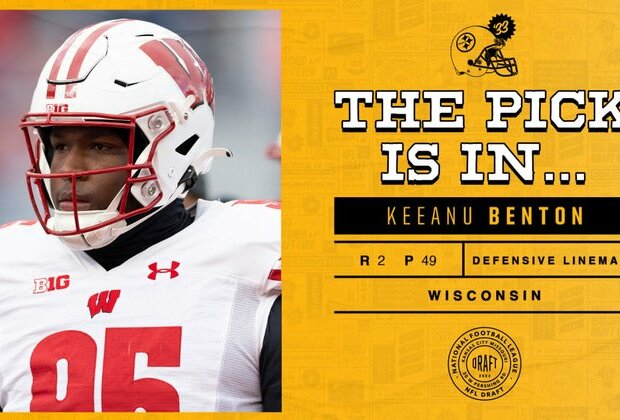 Steelers select Keeanu Benton in the second round