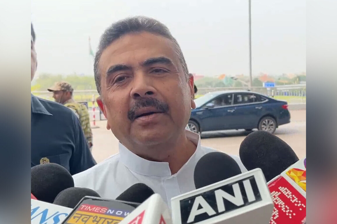 "Part of dharna that Mamata Banerjee is holding": Suvendu Adhikari slams black flag protest against CEC Gyanesh Kumar