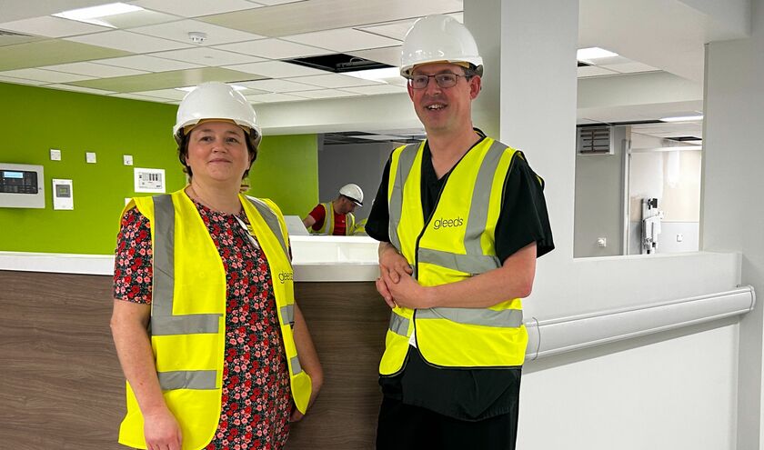 Dr Jenni Rowlands, deputy medical director and Dr Ed Rysdale, emergency medicine consultant and HTP clinical lead (c) The Shrewsbury and Telford Hospital NHS Trust