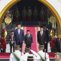 MALAYSIA-KUALA LUMPUR-CHINA-XI JINPING-MALAYSIA'S KING-MEETING