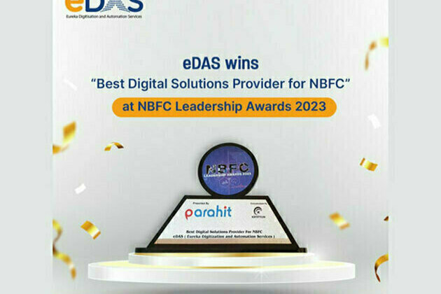 eDAS Wins Best Digital Solutions Provider for NBFC at NBFC Leadership Awards 2023