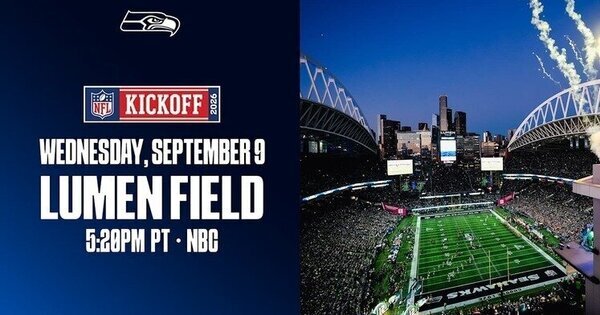 Seahawks To Host NFL Season Opener On Wednesday, Sept. 9