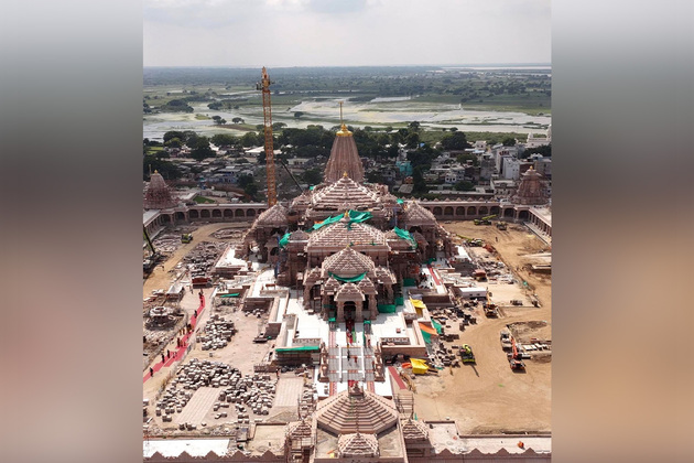 Shree Ram Janmabhoomi Temple construction completed ahead of "Dhavj" hoisting ceremony