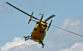 Tractor driver airlifted to hospital after bridge fall