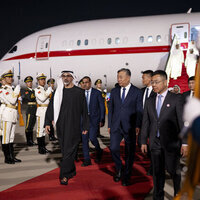 Crown Prince of Abu Dhabi arrives in Beijing on official visit to China