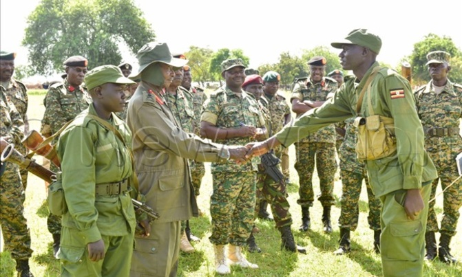 Museveni picks 'sharp shooting' LDUs to become his guards Museveni picks 'sharp shooting' LDUs to become his guards