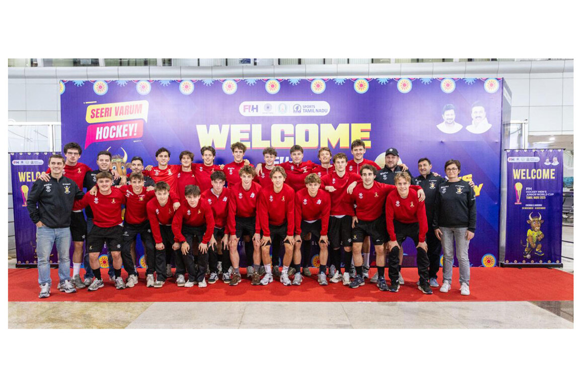 Belgium arrive in Madurai for FIH Hockey Men's Junior World Cup Tamil Nadu 2025