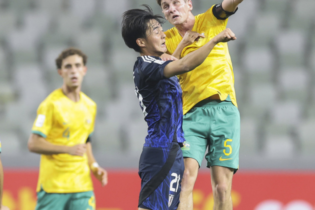 (SP)CHINA-SHENZHEN-FOOTBALL-AFC U20-AUS VS JPN (CN)