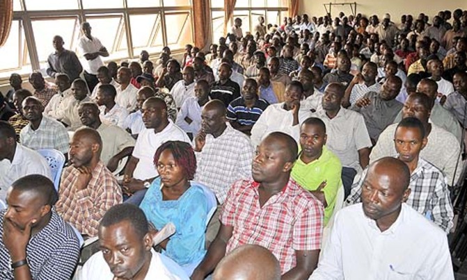 Kampala traders continue with strike Kampala traders continue with strike
