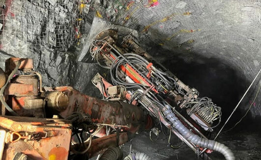 Drilling of the first production stope at Plutonic East