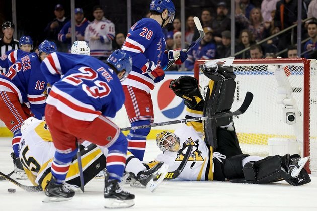 Rangers blow out Penguins behind Igor Shesterkin shutout
