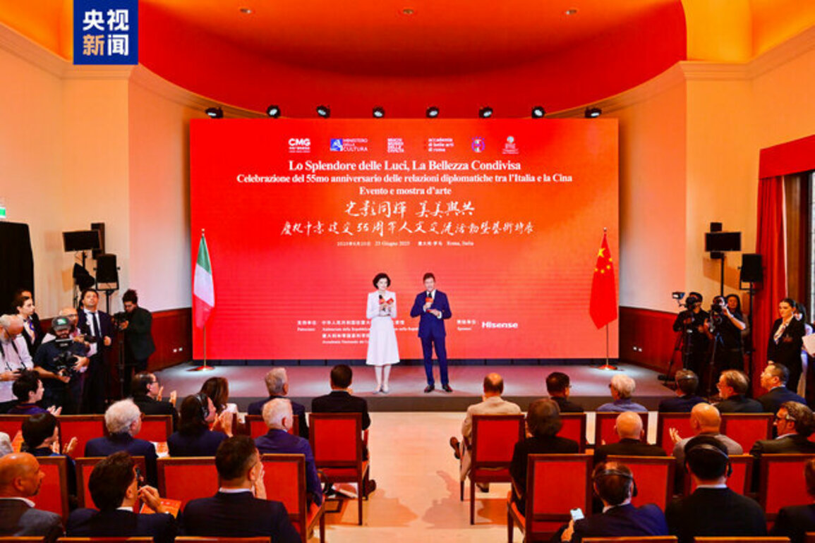 CMG marks 55 years of China-Italy diplomatic ties in Rome
