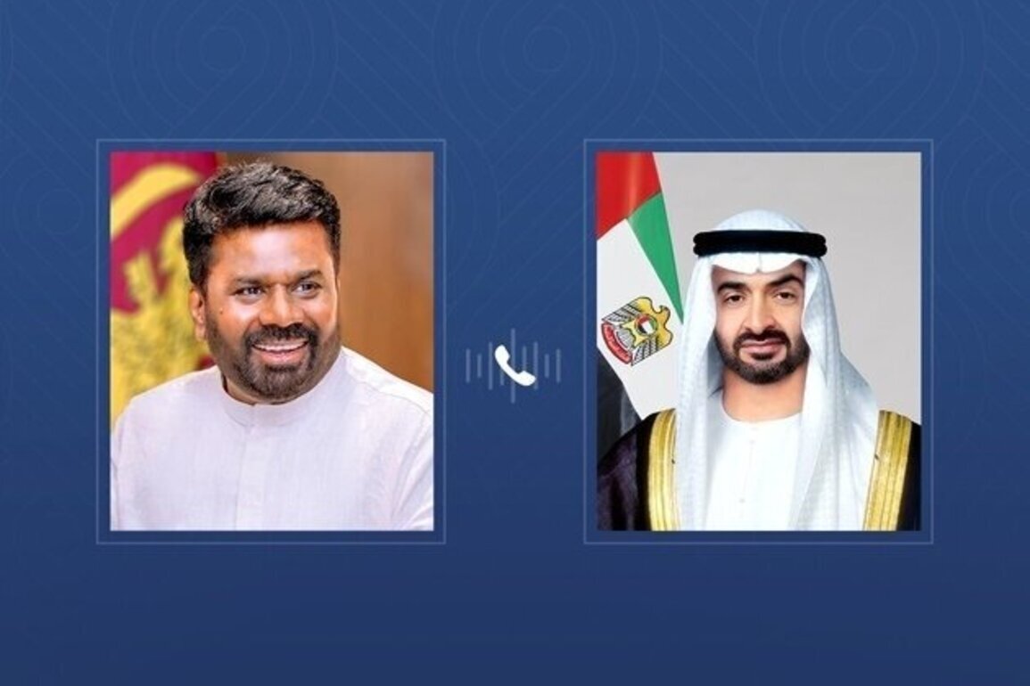 UAE President receives phone call from President of Sri Lanka condemning Iranian attacks