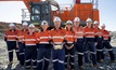 Alkane's Tomingley team with the 500,000th ounce