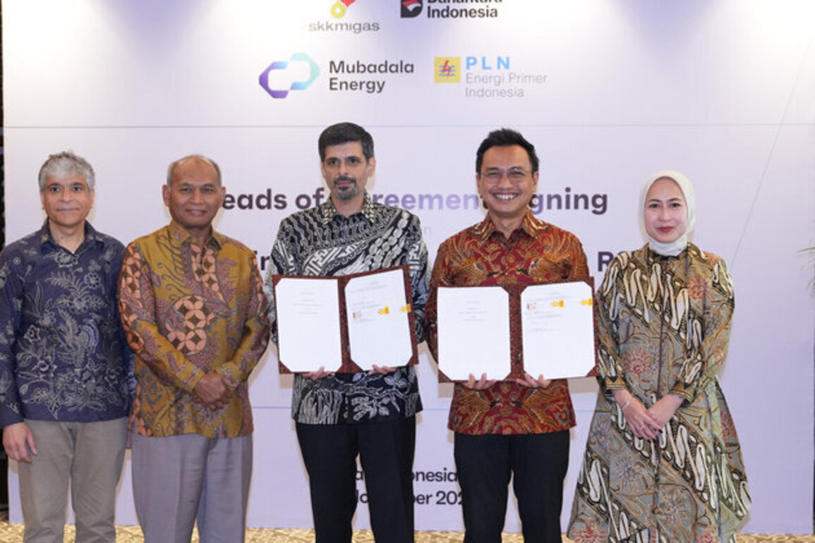 Mubadala Energy, PLN Energi Primer Indonesia sign Heads of Agreement to strengthen Indonesia's energy resilience