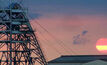 Headframe at Pan African Resources' Evander gold mine in South Africa