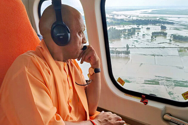 CM Yogi to visit Varanasi today, conduct aerial survey of flood-hit areas