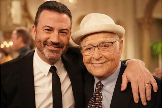 Jimmy Kimmel shares photo with Norman Lear ahead of his return to late-night show