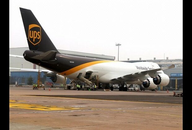 Delhi airport welcomes UPS' latest freighter aircraft