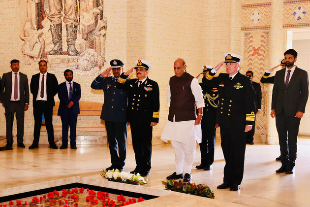 Rajnath Singh pays tribute at Australian War Memorial in Canberra