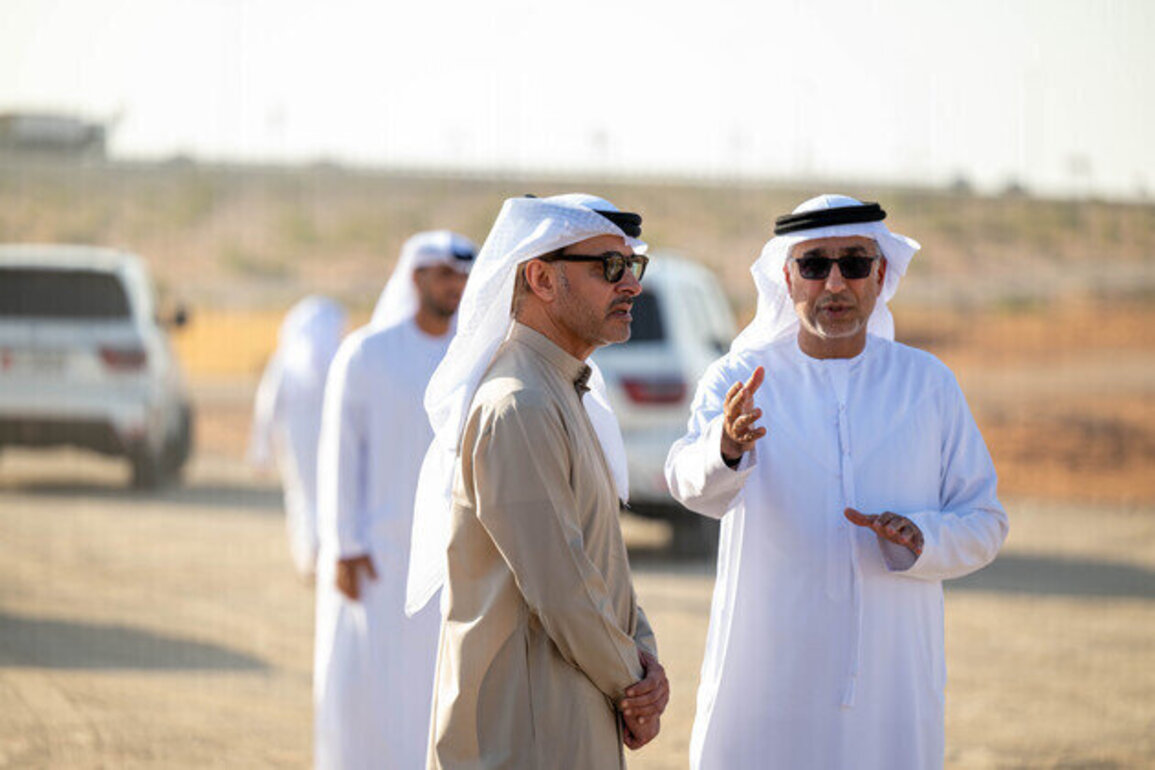 Hazza bin Zayed visits Zakher Lake, winter camps in Al Ain Region