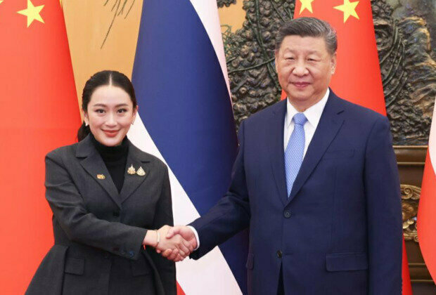 Chinese president meets Thai prime minister