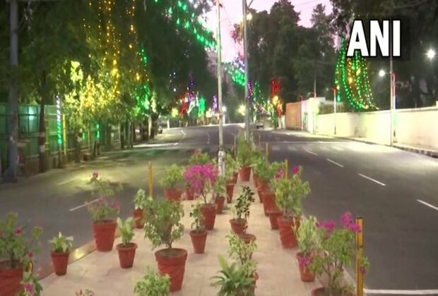 UP: Lucknow illuminated ahead of PM Modi's visit