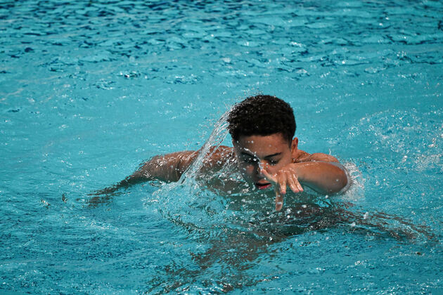 (SP)CHINA-XI'AN-ARTISTIC SWIMMING-WORLD CUP-MEN'S SOLO TECHNICAL(CN)