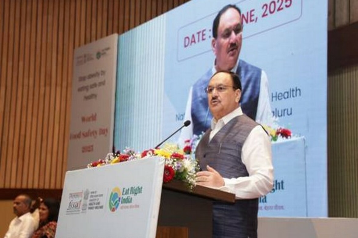 Healthy India can be ensured through healthy food habits and lifestyle: JP Nadda on World Food Safety Day