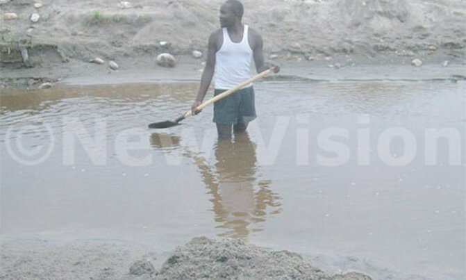 Sand mining poses risk to Kasese's largest river Sand mining poses risk to Kasese's largest river