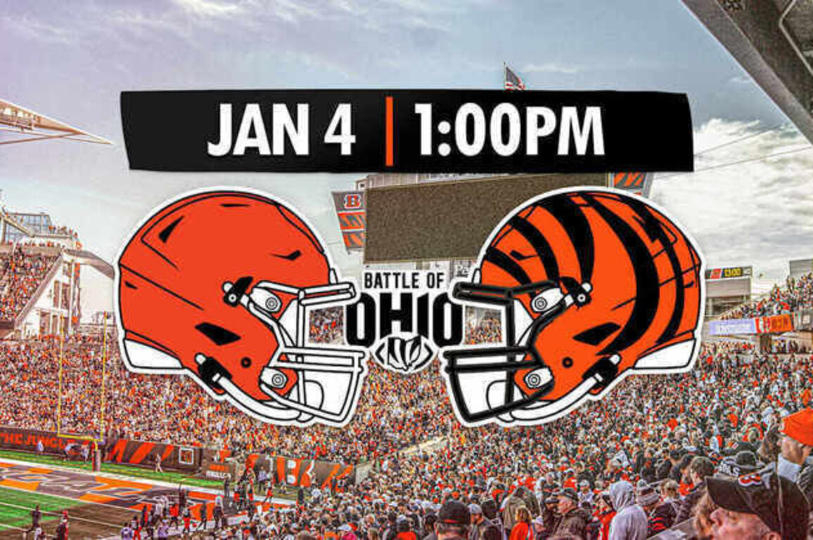 Week 18 Browns vs. Bengals Game Date & Time Announced
