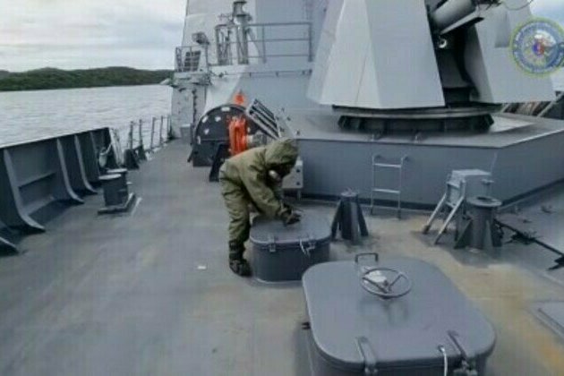 BRP Antonio Luna holds chemical attack defense drills