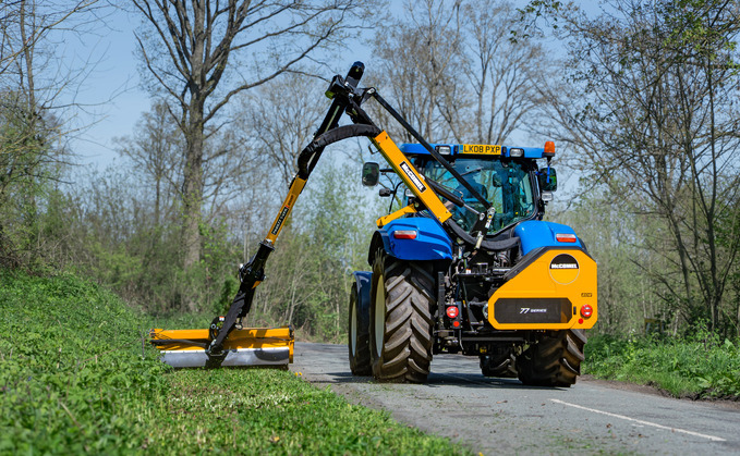 McConnel adds telescopic variable reach option to 77-Series hedge cutters