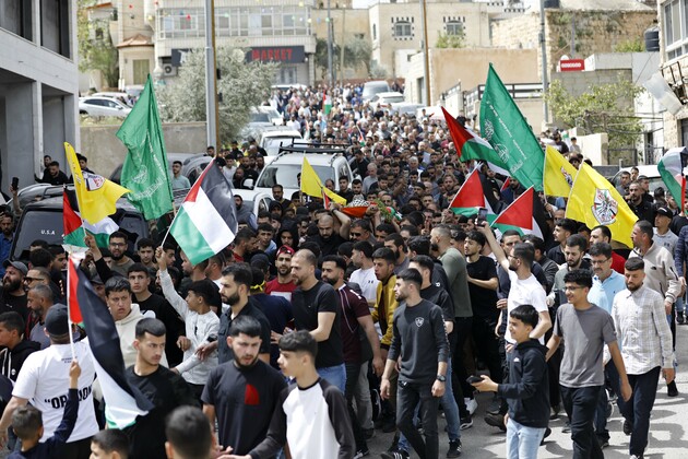 MIDEAST-TURMUS AYYA-FUNERAL