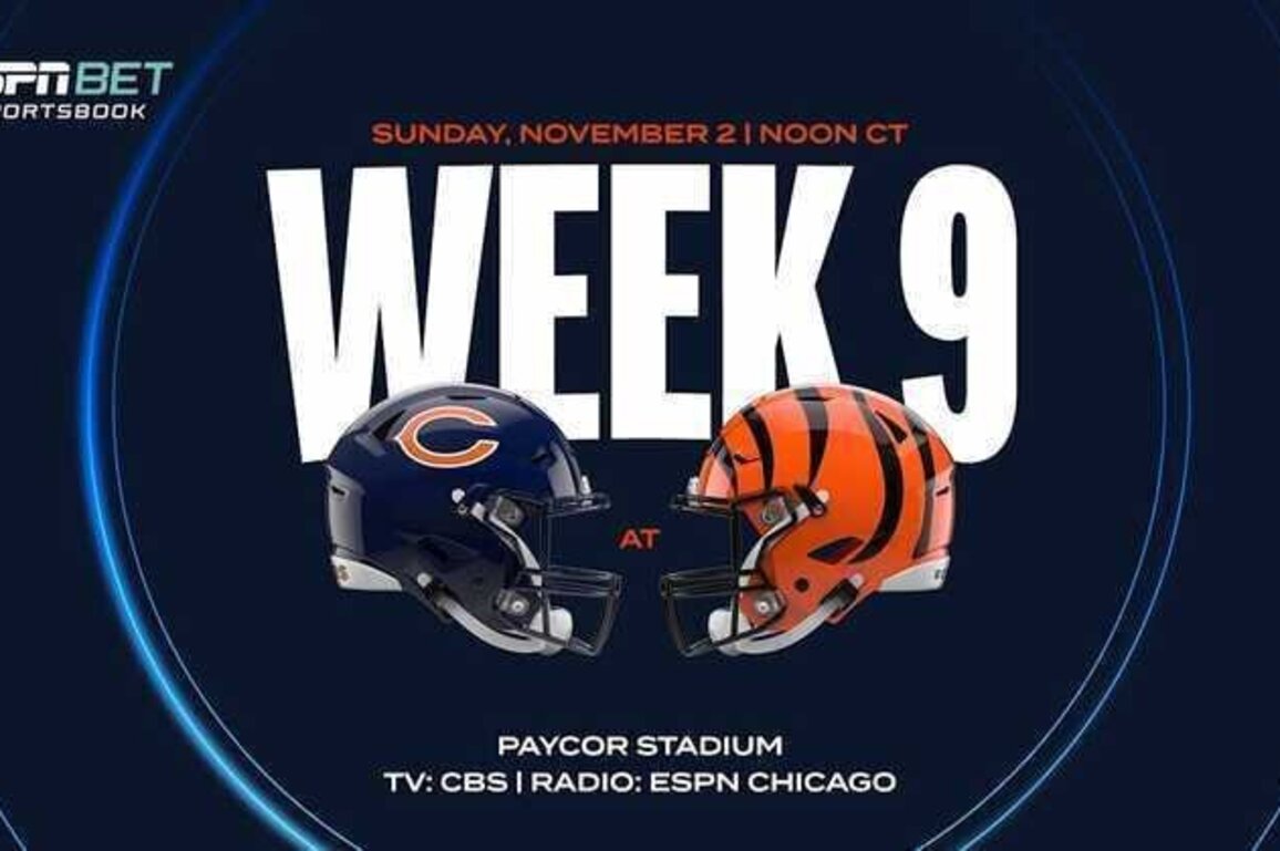 How to watch, listen to, stream Bears-Bengals Week 9 game