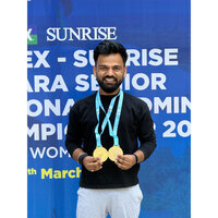 Krishna Nagar claims double gold at 7th Senior National Para Badminton Championship