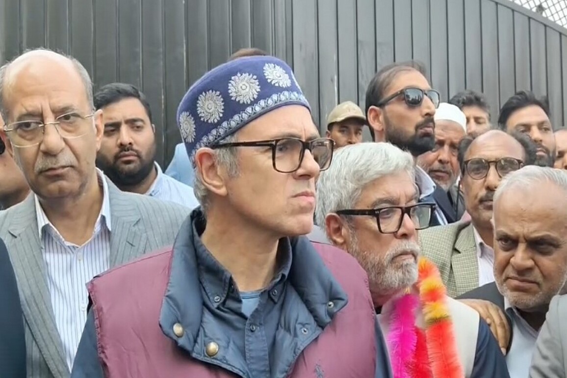 Omar Abdullah says "never wanted" to fight on two seats as he attends nomination filing of NC's Budgam candidate