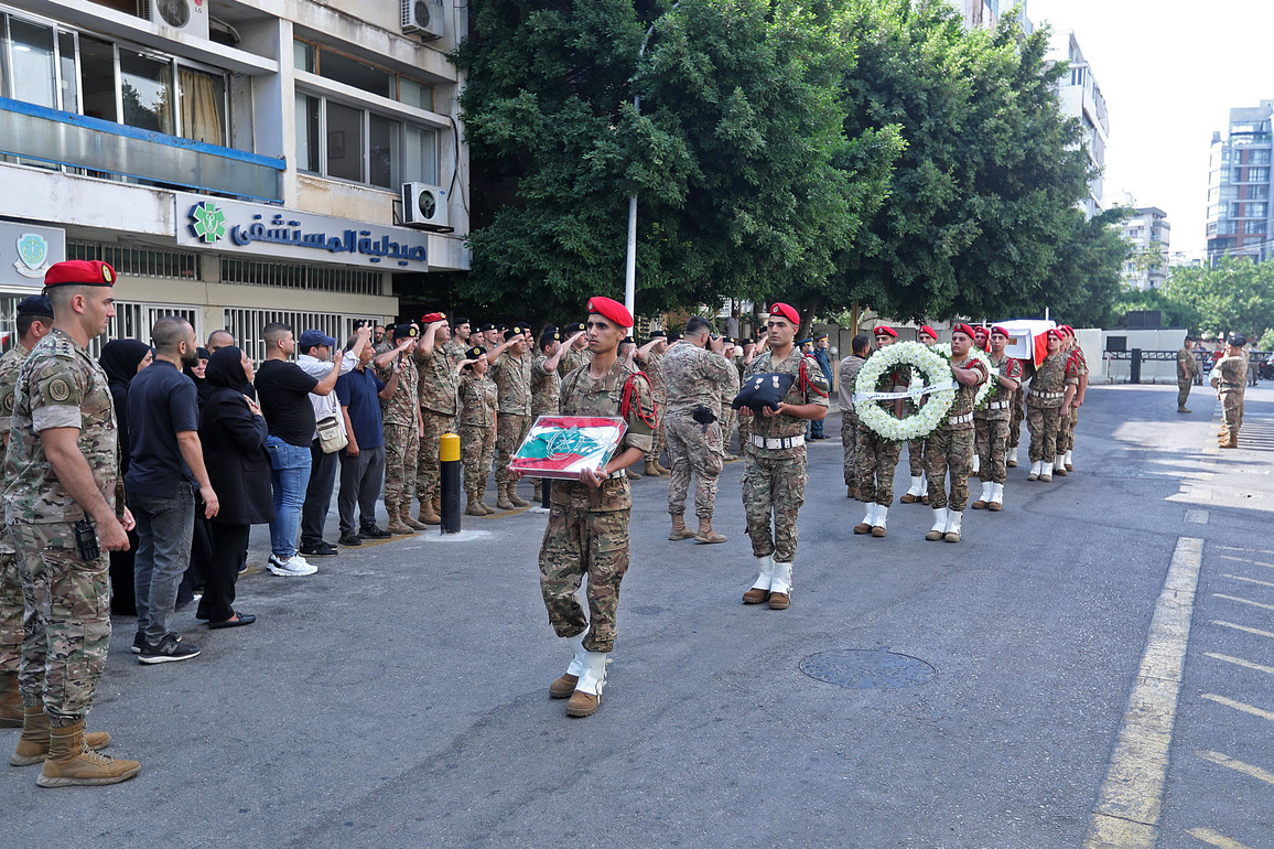 LEBANON-BEIRUT-ARMS DEPOT EXPLOSION-FUNERAL