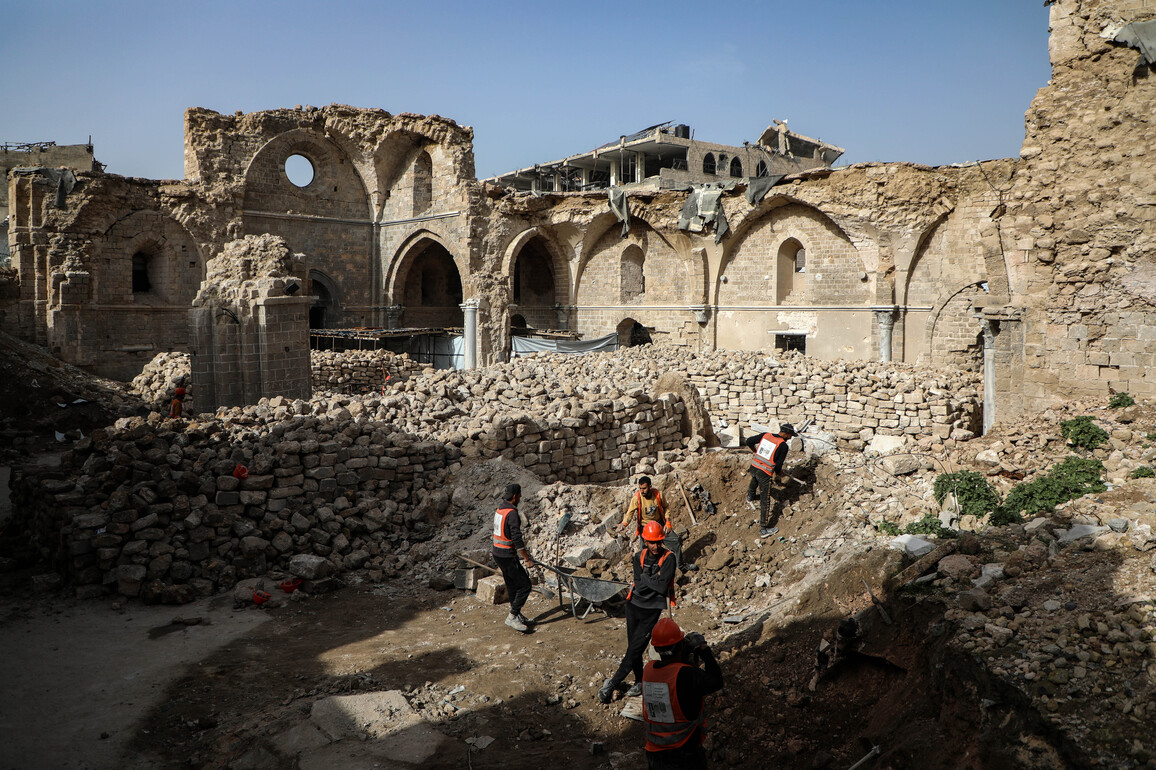 MIDEAST-GAZA CITY-MOSQUE