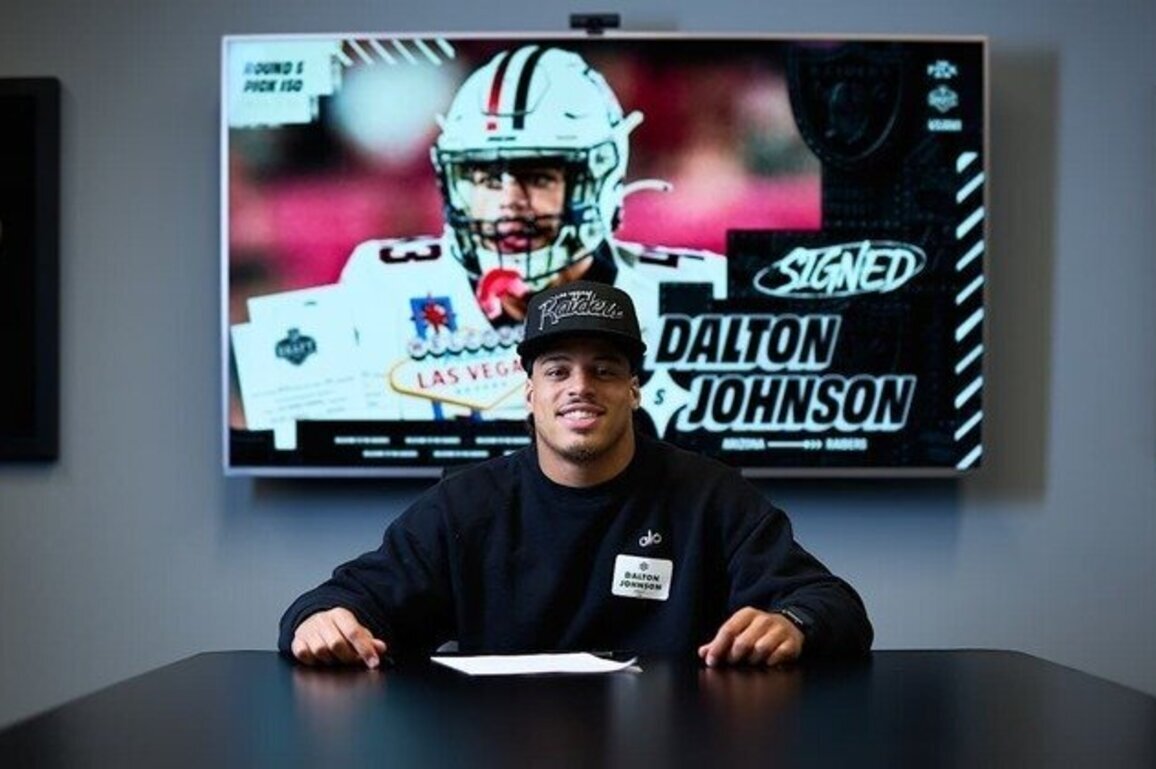 Raiders sign fifth-round pick S Dalton Johnson