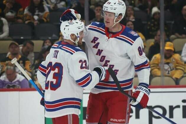 Adam Fox, Rangers overwhelm Penguins