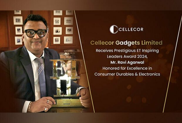 Cellecor Gadgets Limited Receives Prestigious ET Inspiring Leaders Award 2024, Ravi Agarwal Honored for Excellence in Consumer Durables & Electronics