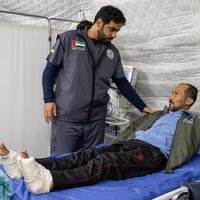 UAE Floating Hospital in Al Arish continues providing healthcare to Palestinian patients under 'Operation Chivalrous Knight 3'