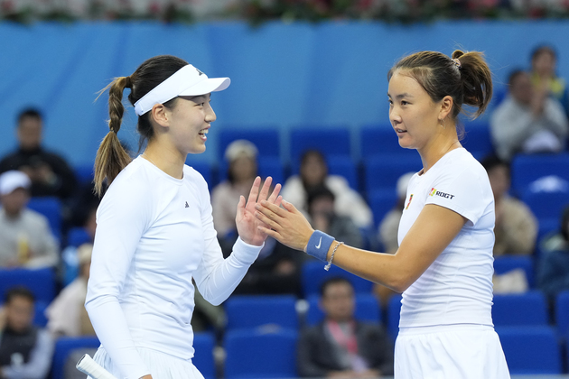 (SP)CHINA-15TH NATIONAL GAMES-TENNIS-WOMEN'S DOUBLES-FINAL (CN)